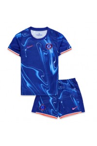 Chelsea Babytruitje Thuis tenue Kind 2024-25 Korte Mouw (+ Korte broeken)